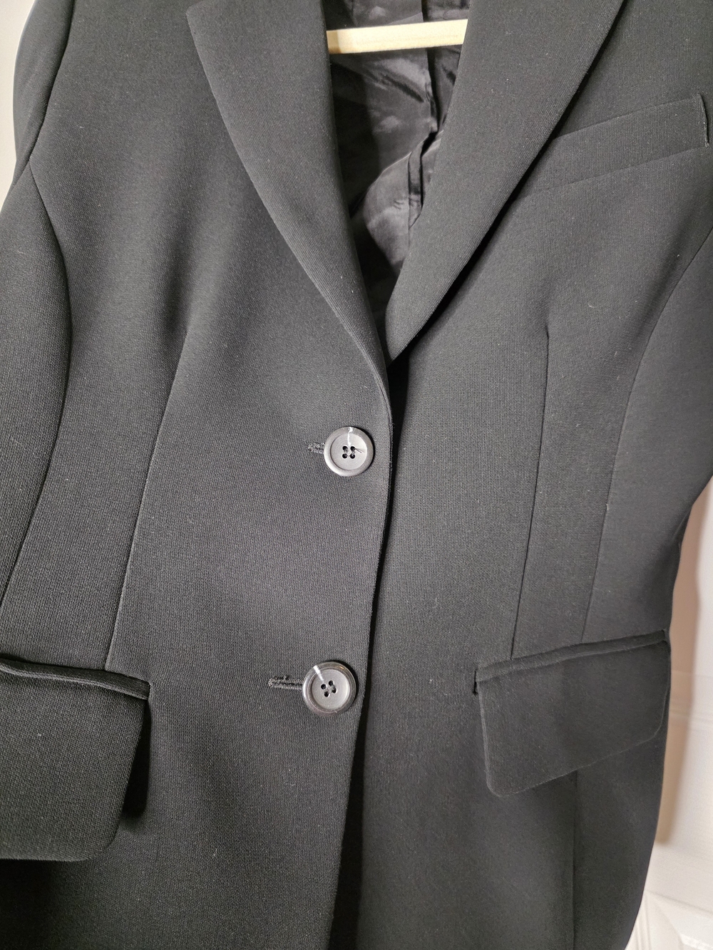 Tristan & Iseut Black Women's Tailored Blazer Made In Canada Size 4 - Picture 10 of 16